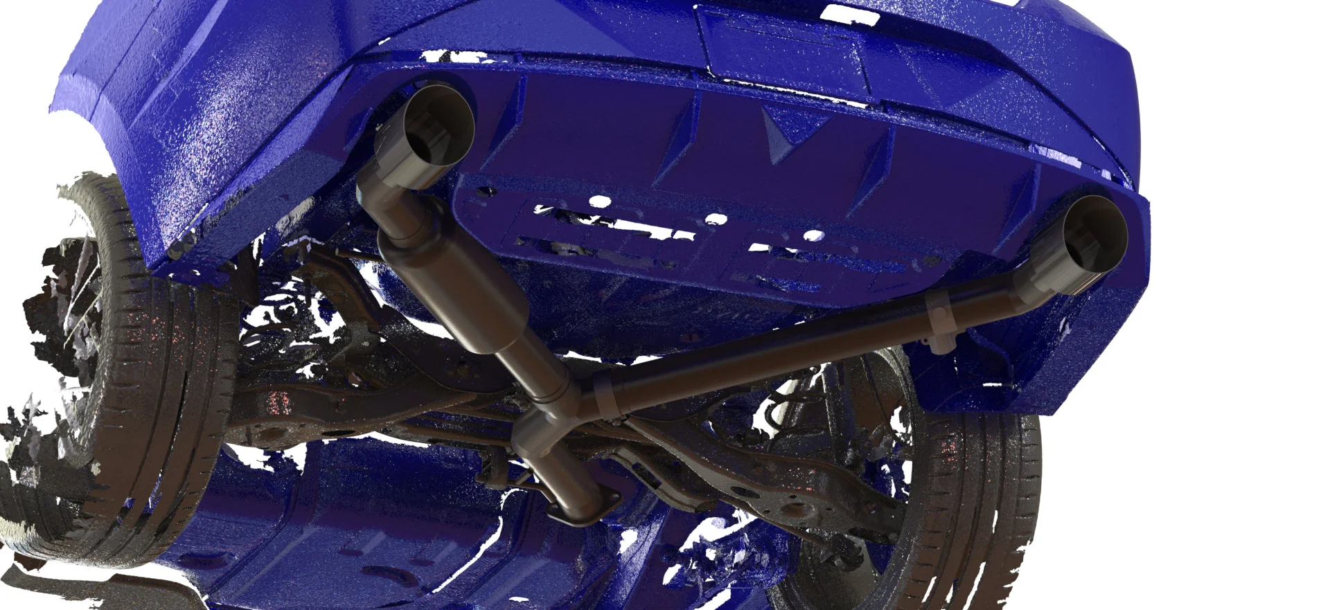 Elantra N (CN7N) Titanium Axle Back Exhaust System - Image 3